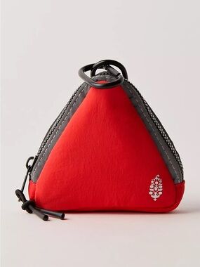 1216. FREE PEOPLE Altitude Multi Mini Pouch in Flame NWT $28